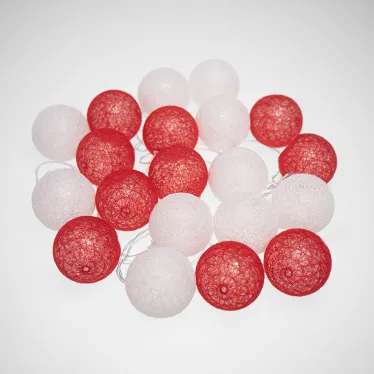 Тайские фонарики Магия 3,5 м, прозрачный ПВХ, 20 LED, теплый белый, питание 2 х АА (батарейки не в комплекте) | 303-088 | NEON-NIGHT