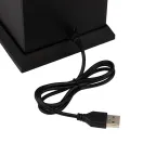 Светодиодный камин Фьюжн с эффектом живого огня 14,7x11,7x25 см, батарейки 2хС (не в комплекте) USB, черный | 511-039 | NEON-NIGHT