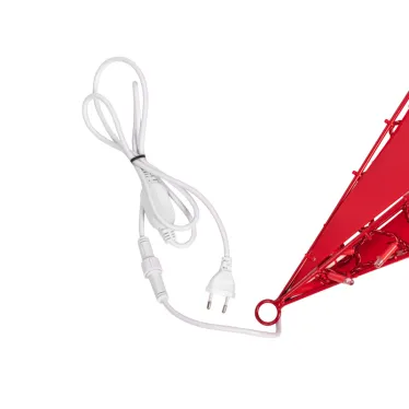 Светодиодная фигура Звезда 100 см, 200 светодиодов, с трубой и подвесом, цвет свечения красный | 514-274 | NEON-NIGHT