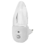 Ночник - светильник светодиодный в розетку с датчиком освещенности белый NN-618-LS-W ЭРА