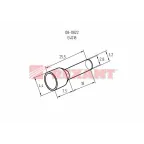 Наконечник штыревой втулочный изолир F-18 мм 4 кв мм (НШВи 4.0-18) серый, REXANT