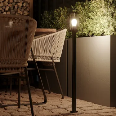 Светильник садово-парковый Vega столб 10.5*80cm, 170-240V / 50Hz, 1xE27, Max.60W, IP54 | GD024 | Gauss