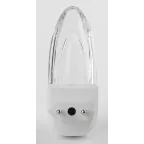 Ночник - светильник светодиодный в розетку с датчиком освещенности белый NN-619-LS-W ЭРА