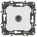 Розетка TV одиночная, Эра Elegance, белый, 14-3101-01