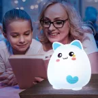 Светильник настольный NLED-414-2W-BU белый с синим