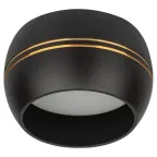 Подсветка декоративная под лампу Gx53 алюминий цвет черный/золото (40/1440)