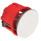 Коробка КМ41025 распаячная d80х40мм для полых стен пластиковые лапки