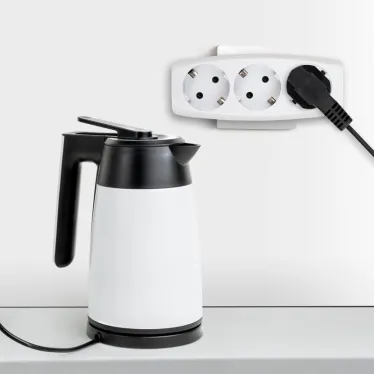 Тройник 3гн, c заземл, со шторками (белый) (10/60/960) SP-3e-W