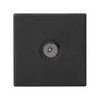 Connect Плата с TV разъемом папа винты 45х45мм графит