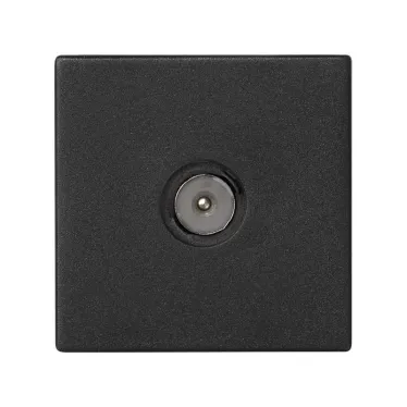 Connect Плата с TV разъемом папа винты 45х45мм графит