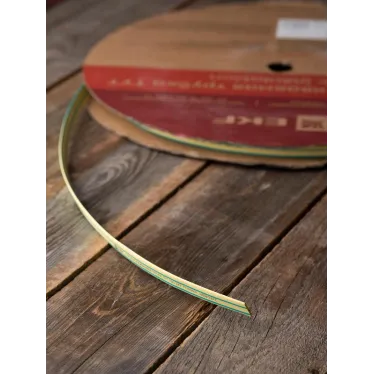 Трубка термоусаживаемая ТУТ нг 12/6 жел-зел рулон PROxima