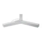 Светильник светодиодный Geometria Igrek SPO-144-W-40K-066 66Вт 4000К 4000Лм IP40 1200*1200*80 белый подвесной