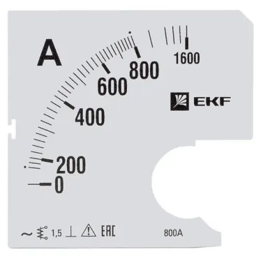 Шкала сменная для A961 800/5А-1.5 PROxima