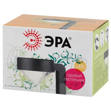 Светильник садовый на солнечной батарее, пластик, черный, 42 см SL-PL42-DMD