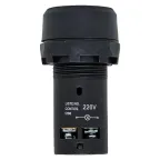 Кнопка красная SW2C-10D с подсветкой неон 1но IP54