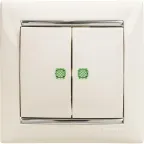 VALENA Рамка 1 пост жемчужная