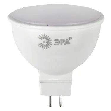 Лампа светодиодная ECO LED MR16-5W-827-GU5.3 (диод, софит, 5Вт, тепл, GU5.3) (10/100/4000)