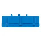 Шина 0 N (6х9мм) 12 отверстий латунь синий изолированный корпус на DIN-рейку PROxima