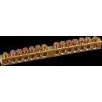 Шина нулевая 6х9мм 14/1 (14групп/крепеж по центру)