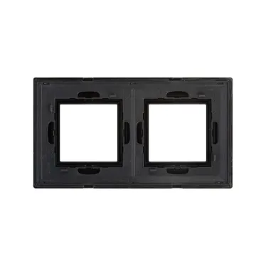 Рамка из металла, ''Avanti'', черная, 4 модуля