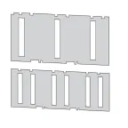 Комплект шторок изолирующих YON AD S4