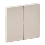 Valena LIFE Лицевая панель для двухклавишного выключателя Слоновая кость