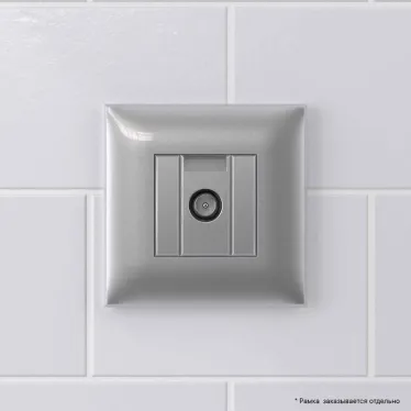 Avanti Розетка TV оконечная в стену, Закаленная сталь