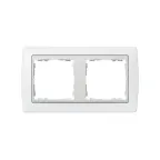 Рамка на 2 поста, S82, белый