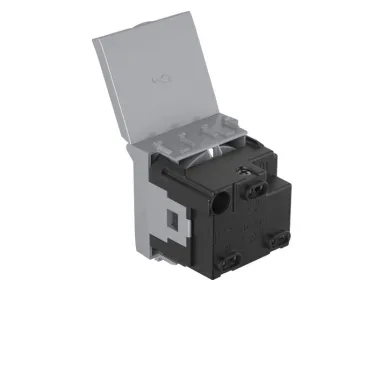 Avanti Розетка с крышкой модульная 2P+E с з/ш Закаленная сталь2 модуля