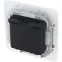 Розетка 2К+З IP 44 с откидной крышкой и шторками немецкий стандарт 16 А 250 В~ INSPIRIA антрацит
