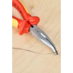 Длинногубцы изогнутые Expert 160 мм 1000В