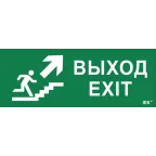 Этикетка самоклеящаяся 350х130мм ''Выход/лестницавверх/фигура'' IEK