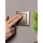 Валенсия лицевая панель выключателя 1-кл. 10А кашемир