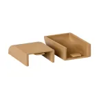 Заглушка (20х10) (4 шт) Plast под светлое дерево