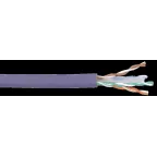 Витая пара U/UTP кат 6 4х2х23AWG solid LSZH 305м фиол