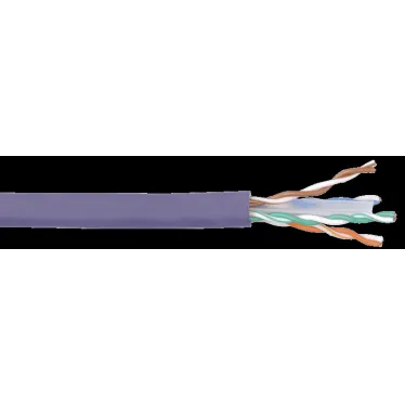 Витая пара U/UTP кат 6 4х2х23AWG solid LSZH 305м фиол