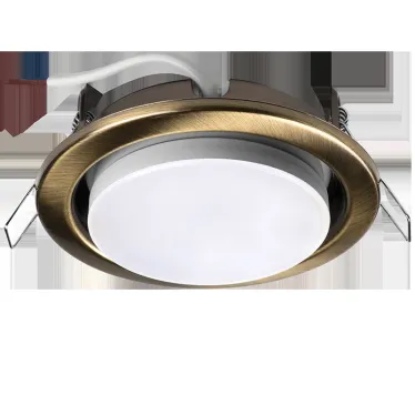 Светильник встраиваемый под лампу GX53 PGX53 10639.28 бронза матовая