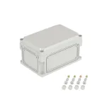 Корпус IP66/IP67, 300х200х160 мм, без МП, с фланцами, непрозрачная крышка H- 35 мм