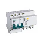 Выключатель автоматический дифференциальный АВДТ встроенная защита от сверхтоков 3P+N 63А 100мА AC С ДИФ-101