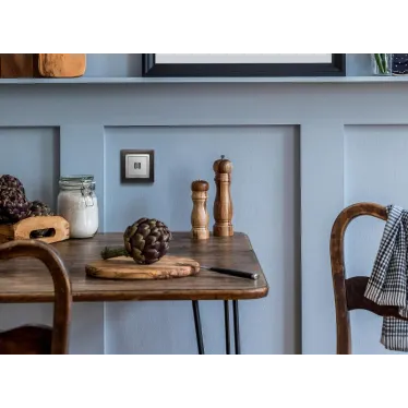 VALENA Розетка двойная USB алюминий