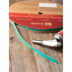 Трубка термоусаживаемая ТУТ нг 12/6 зелёная рулон PROxima