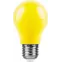 Лампа светодиодная LED 3вт Е27 желтый шар