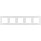 ETIKA Рамка 5 постов белая