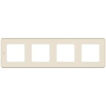 Рамка 4 поста INSPIRIA слоновая кость