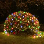 Сеть 150 LED на солнечной батарее мультиколор 2м*1,35м ERAUF024-16