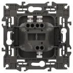 Выключатель, 10АХ-250В, Эра Elegance, сл.кость,14-1101-02