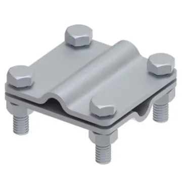 Соединитель крестовой 65х65 для параллельного, крестового и Т-образного соединения прутка диаметром 6-10 мм. Без разделительной пластины. Монтаж с помощью 4 винтов с шестигранной головкой M8X25 и 4 шестигранных гаек M8. Материал - горячеоцинкова