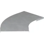 Крышка поворота лестничного LESTA 45град основание 300мм R300 HDZ IEK