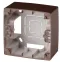 Коробка накладного монтажа 1 пост, Эра12, бронза 12-6101-13