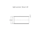 Труба жесткая ПВХ 2м легкая д16 (100м/уп)